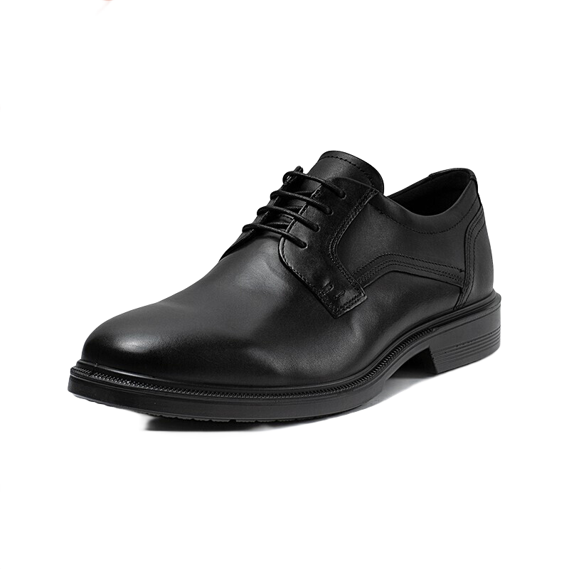 ������ECCO��Բͷ������װƤЬ��Ь���＾�ٴ�Ӣ�׵±�ƤЬ��˹622104 01001-��ɫ 39