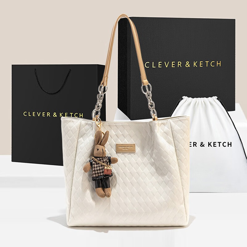 clever & ketch包包女包托特包大容量单肩手提包上学通勤 生日礼物送
