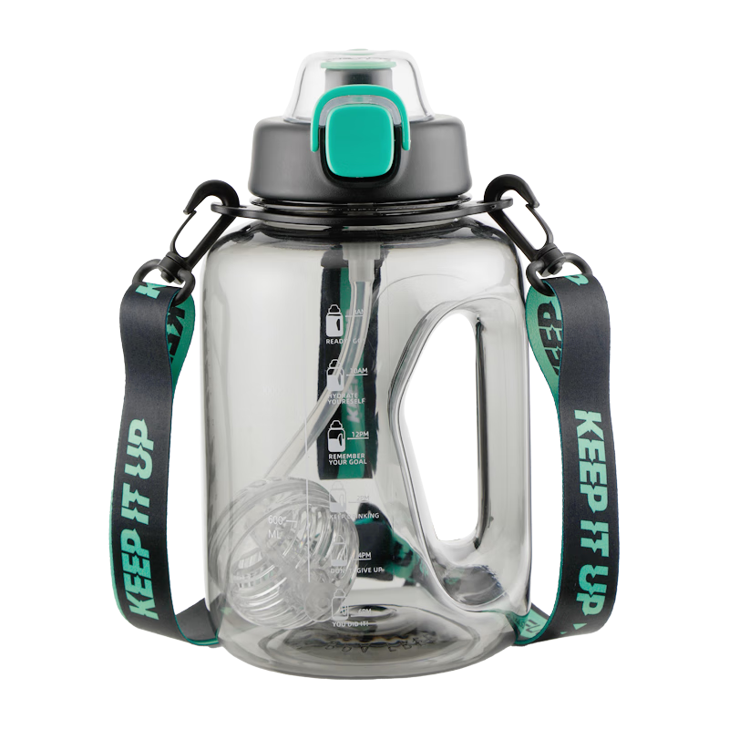 �����˶�����ˮ�����������ϱ�ˮ��Tritan�ֱ�Ͱ�̶����ܻ���2500ML 299.5Ԫ��5��(��59.9Ԫ/��)