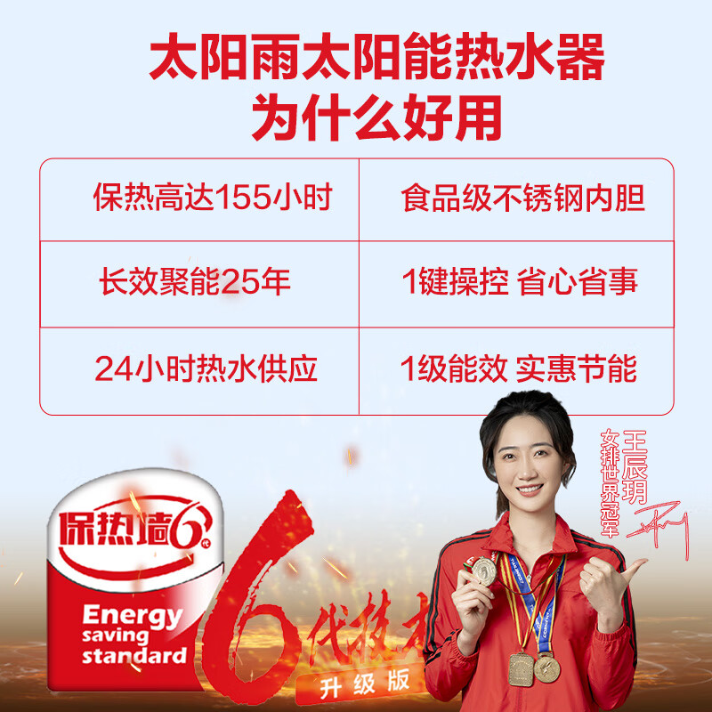 太阳雨家用太阳能热水器140L怎么样?有何优势?本文告诉你答案