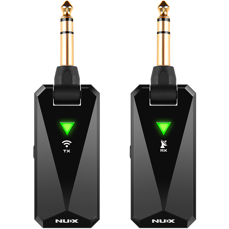紐克斯（NUX）電吉他無(wú)線(xiàn)發(fā)射接收器電箱琴貝司貝斯電吹管代替6.5MM音頻線(xiàn)B5RC 黑色