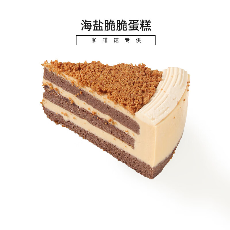 eoagx海盐脆脆慕斯三角切件商用动物奶油半成品冷冻甜品下午茶歇 8寸