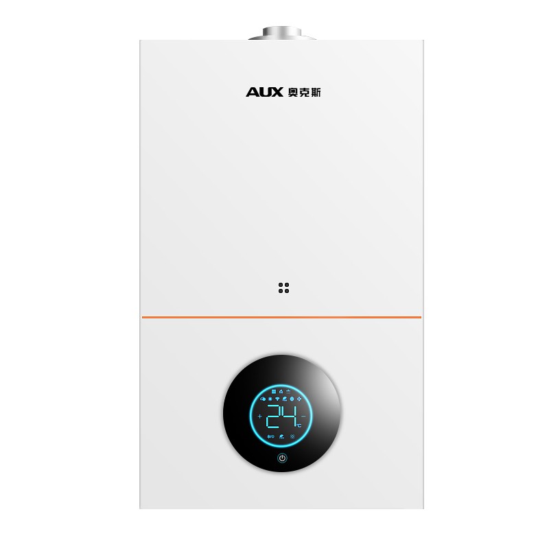 奥克斯(AUX) 燃气壁挂炉天燃气采暖炉家用恒温式 延迟发货 高性价比-板换WIFI款20KW（60~120平）