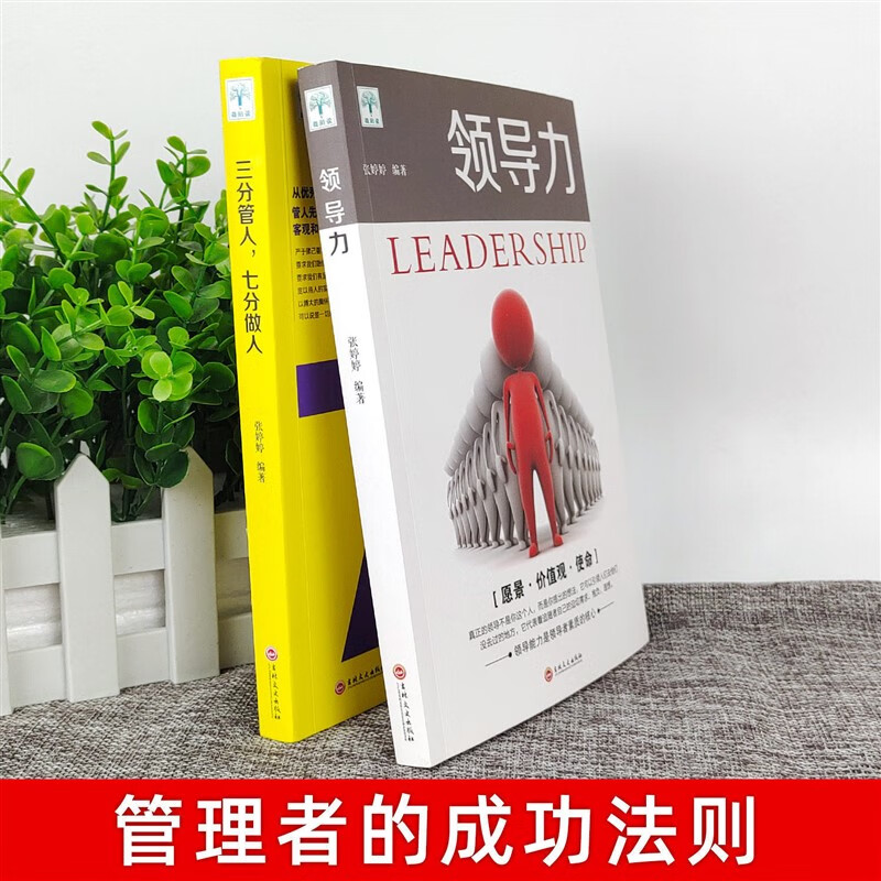 领导力书籍2册 七分做人三分管人管理方面书籍企业管理不懂带团队 默认规格