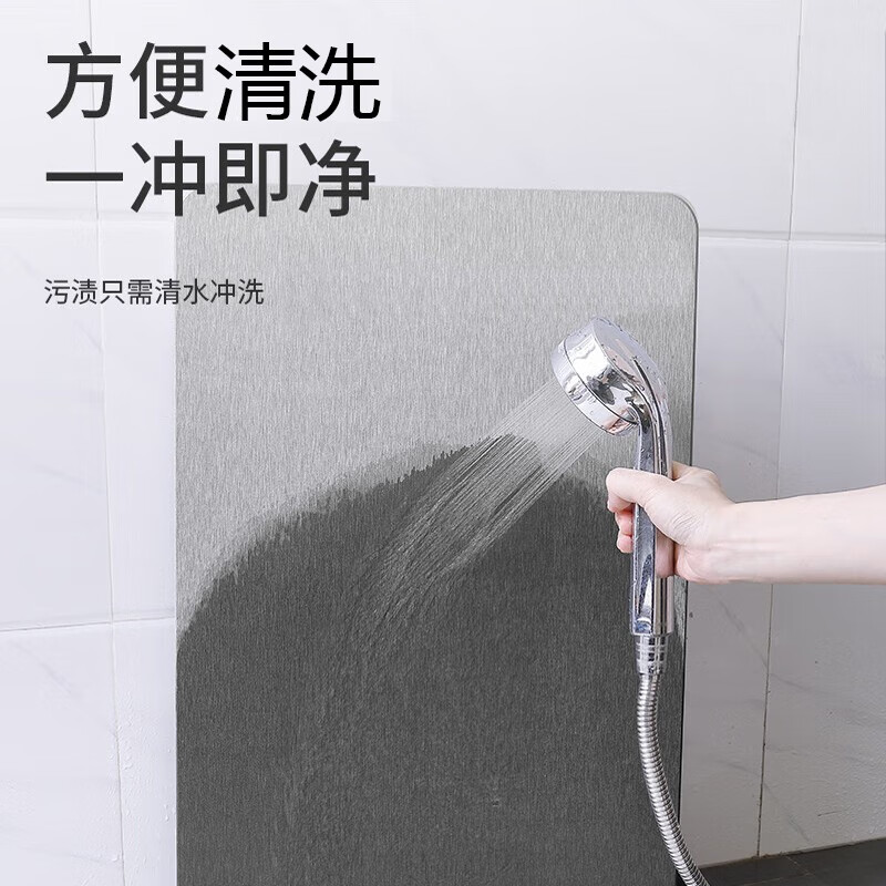 宝优妮天然硅藻泥地垫吸水垫硬质硅藻土速干脚垫浴室卫生间门垫防滑垫 小号40*30cm浅灰色9061-24