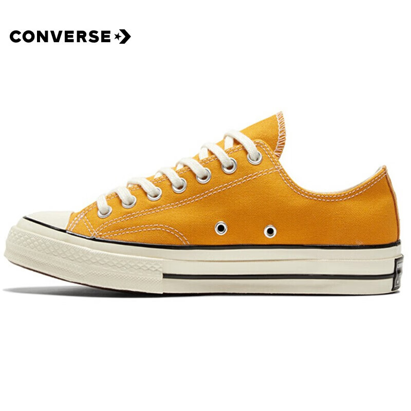 CONVERSE 匡威 All Star系列 Chuck Taylor All Star 1970s 中性运动帆布鞋 162063C 黄色 42