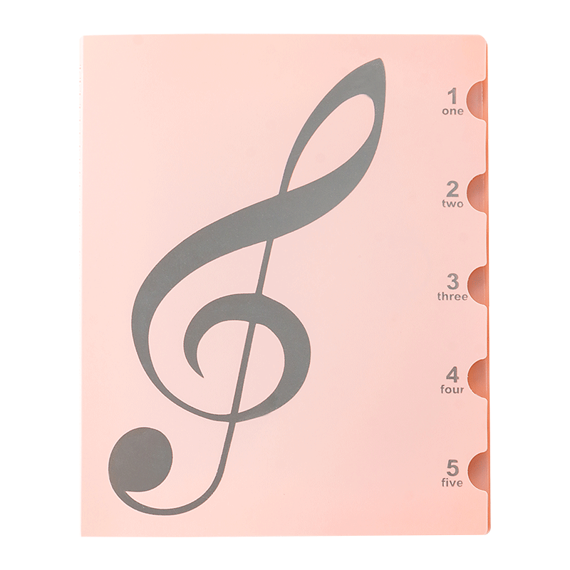 天色 莫蘭迪樂(lè )譜夾A4/40頁(yè)可書(shū)寫(xiě)資料冊琴譜夾鋼琴文件夾 吉他古箏譜夾子不反光 TS-1650 淡彩粉