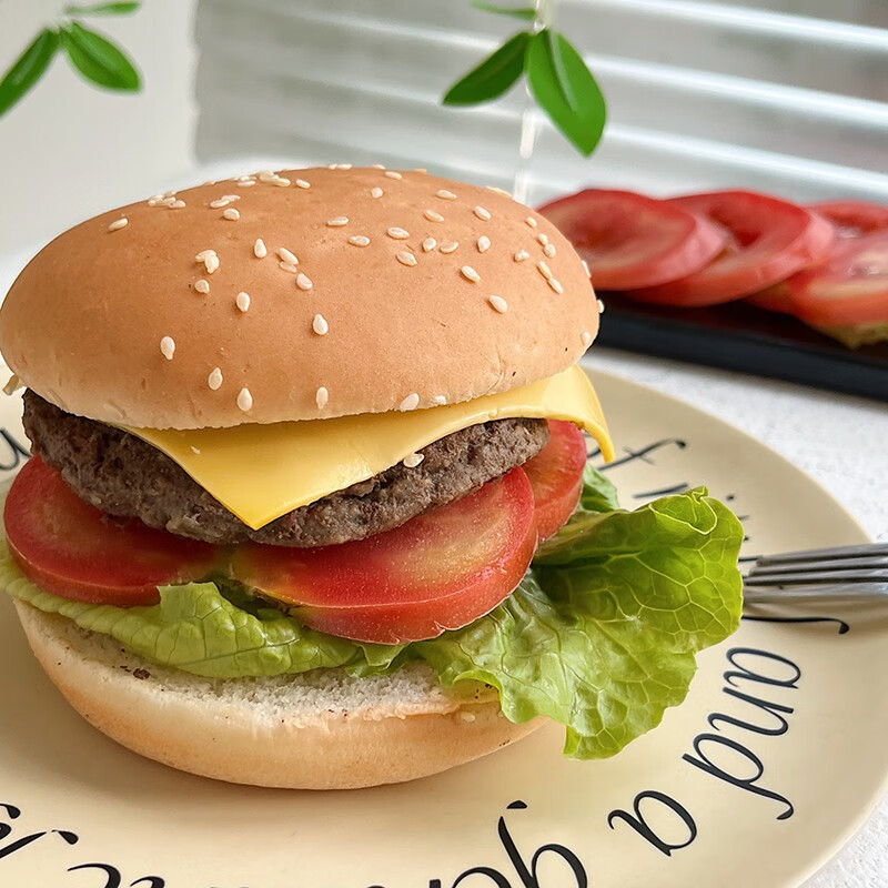 舒芙里安格斯牛肉芝士汉堡120g*1袋 无包装盒