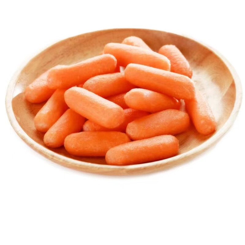 虎钢馋水果小胡萝卜生吃手指迷你红萝卜 500g