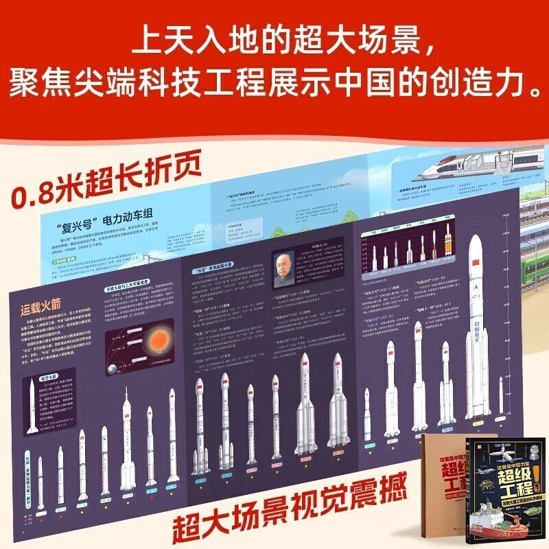超级工程来了精装科学绘本这就是中国力量全1册详情图
