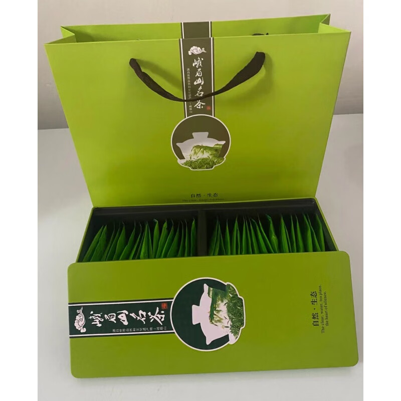 竹叶青(zhuyeqing)竹叶青茶叶5g*36包优级单独小包装2024四川礼盒装