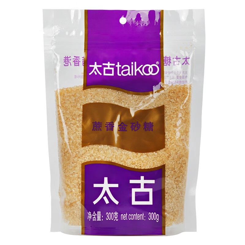 太古蔗香金砂糖300g家用咖啡奶茶黄糖水赤砂糖焦糖烘焙专用二调糖