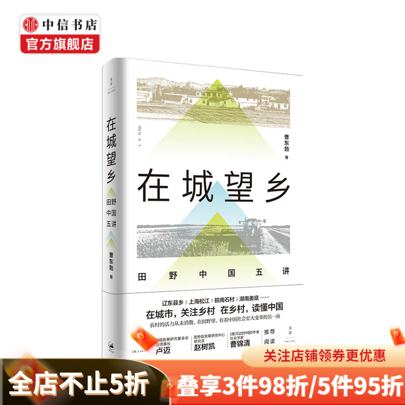 在城望乡 田野中国五讲 曹东勃 著 城乡格局的前世今生 社科书籍