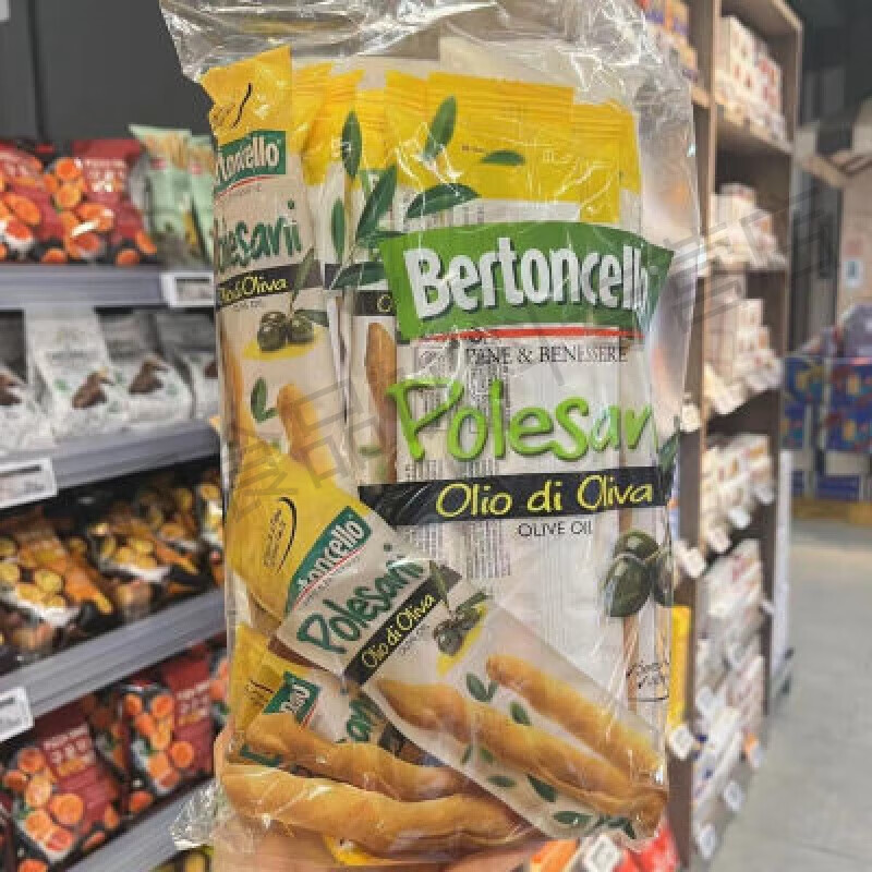 食芳溢意大利进口ole贝特罗橄榄油小麦芝麻面包条300g独立包装 意大利进口ole贝特罗橄榄油小麦