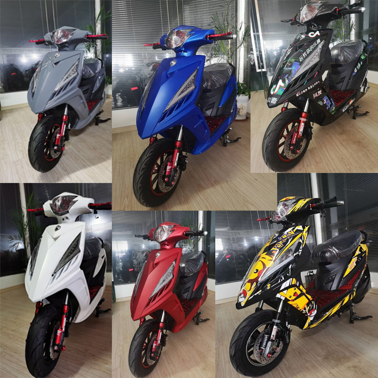 zihu鬼火电摩高战速电动车改装96v120v144v男女双人踏板车三代电瓶车