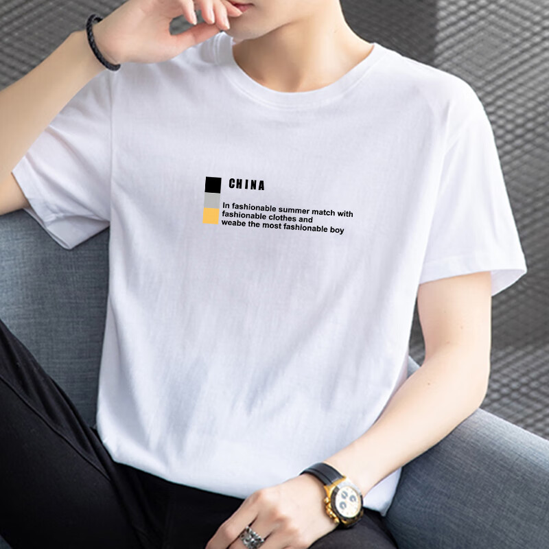 迈维特t恤男士夏季新款潮流宽松透气男上衣青少年帅气百搭短袖男装