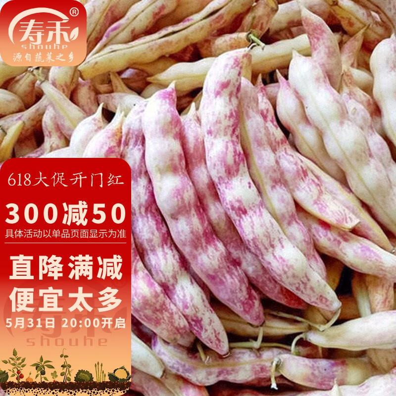 黄金钩豆角架豆菜豆蔬菜种孑春冬季种籽菜籽 黄金沟黄金勾豆角种子