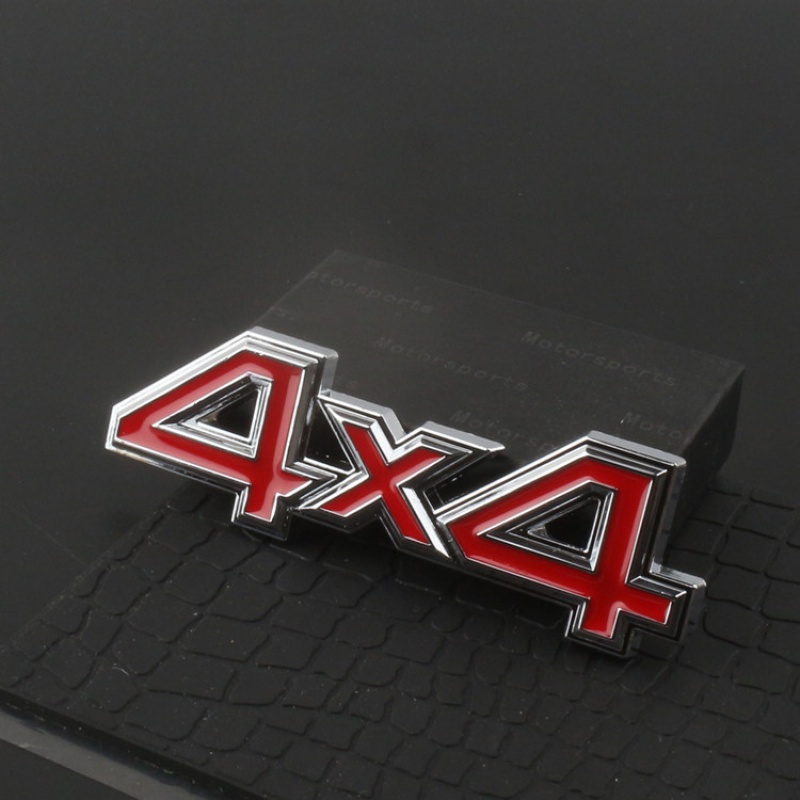 维诺亚汽车越野四驱车标哈佛h6吉普牧马人 jeep金属改装车贴4x4车身尾