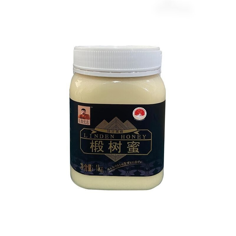 卢小开蜂蜜 1000g/罐【饶河特产】卢小开黑蜂百花蜜东北黑蜂雪蜜自然
