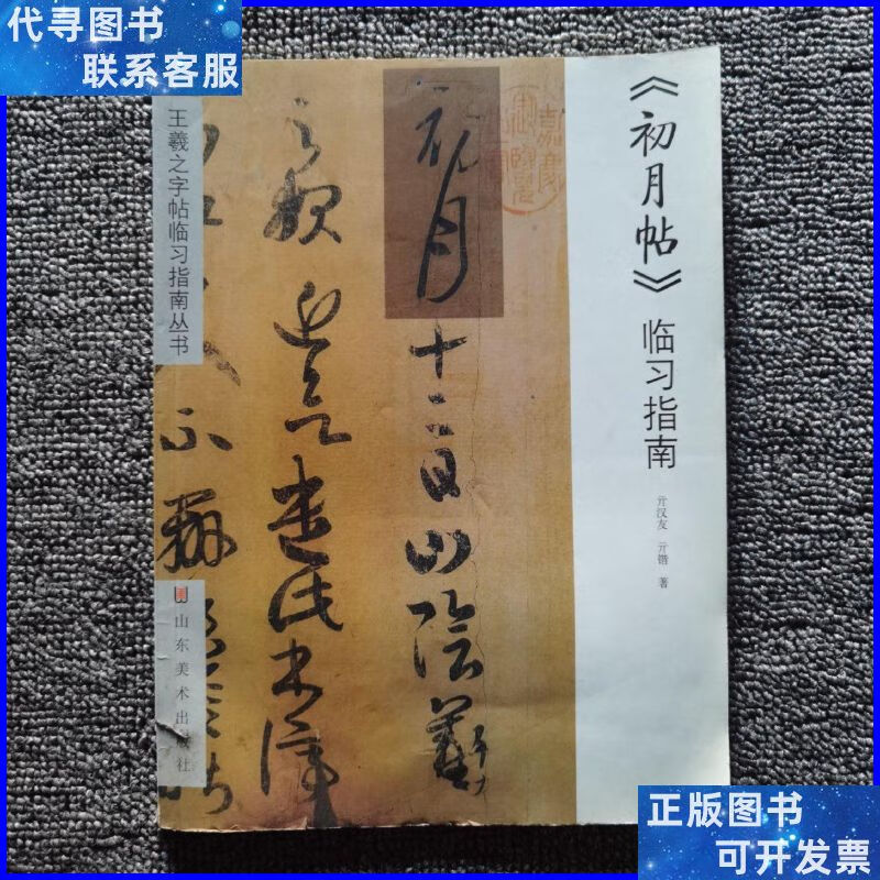 王羲之字帖临习指南丛书(初月帖) 山东美术出版社二手书