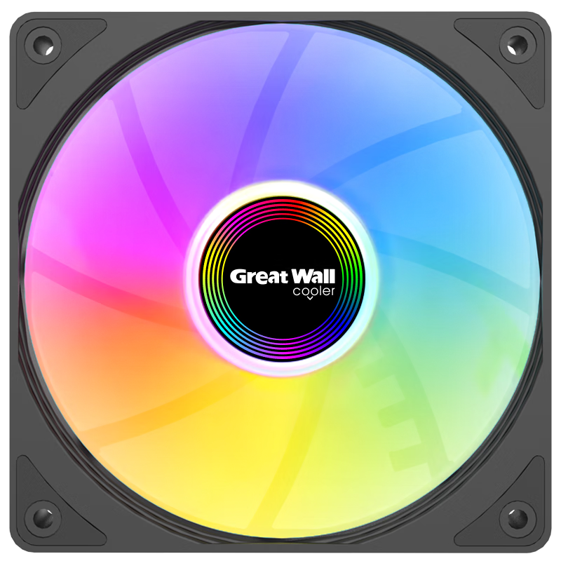 ���� �����׵�X120 ARGB���� 12CM ��ɫ 8����ŵ� ��ǿ���� 60CM�� С3PIN����