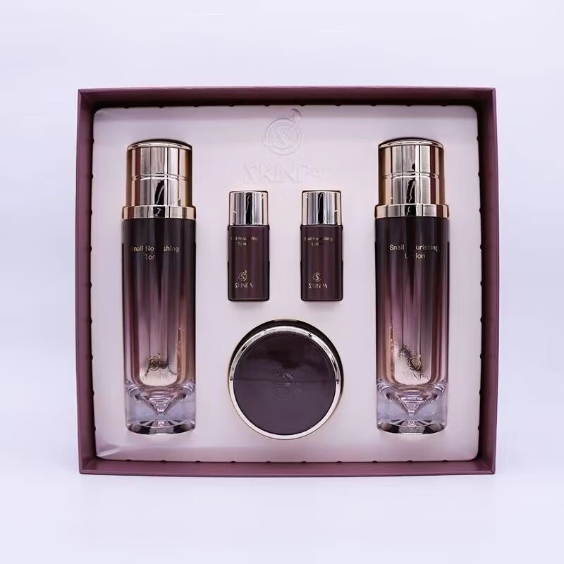 诗臻泊红参马油面霜提亮衡肤保湿滋润补水爽肤水乳液面霜套盒 虫草