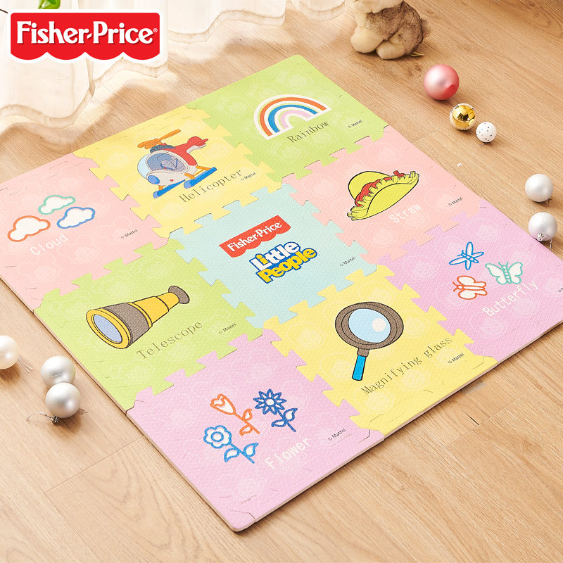 费雪（Fisher-Price）爬行垫宝宝爬爬垫婴儿拼图拼接垫防滑泡沫地垫童趣六一儿童节礼物怎么看?
