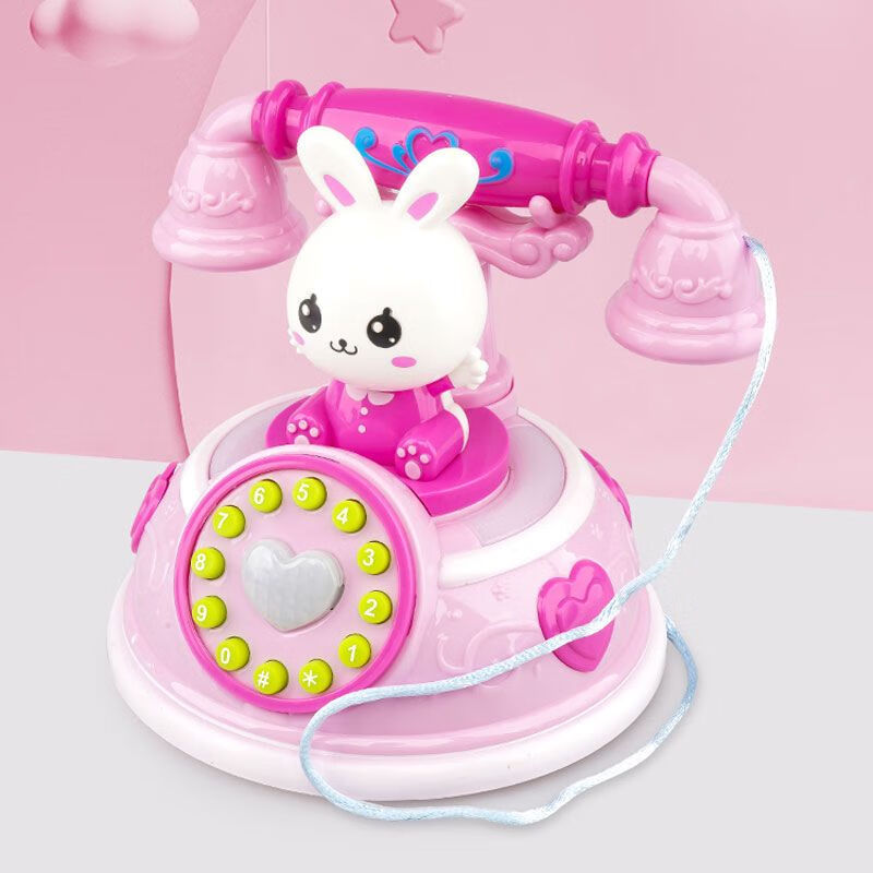disney儿童复古卡通电话机早教故事机多种模式仿真婴幼儿宝宝3个月
