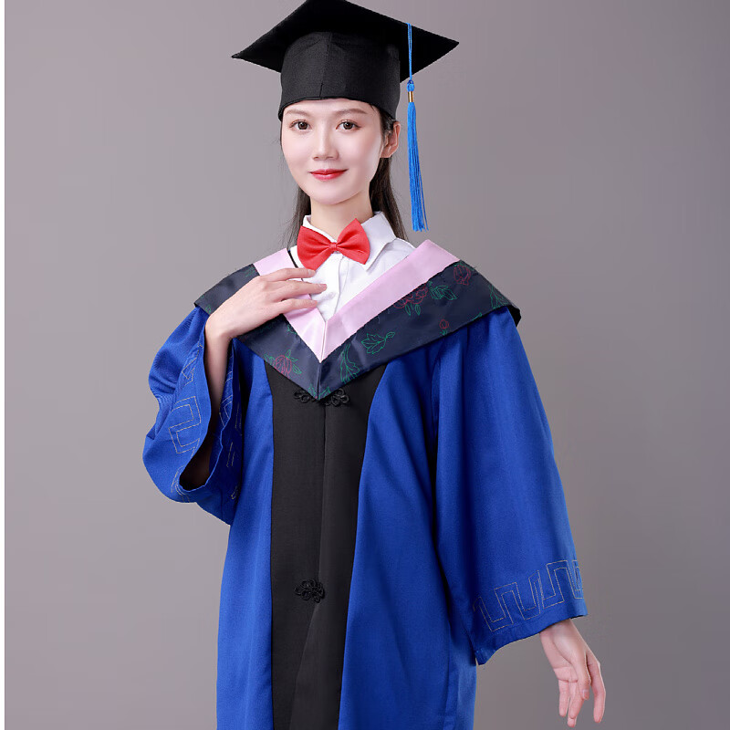 爱瑞妍学士服硕士服校服礼服理科文科工科硕士学位服大学生毕业照学士
