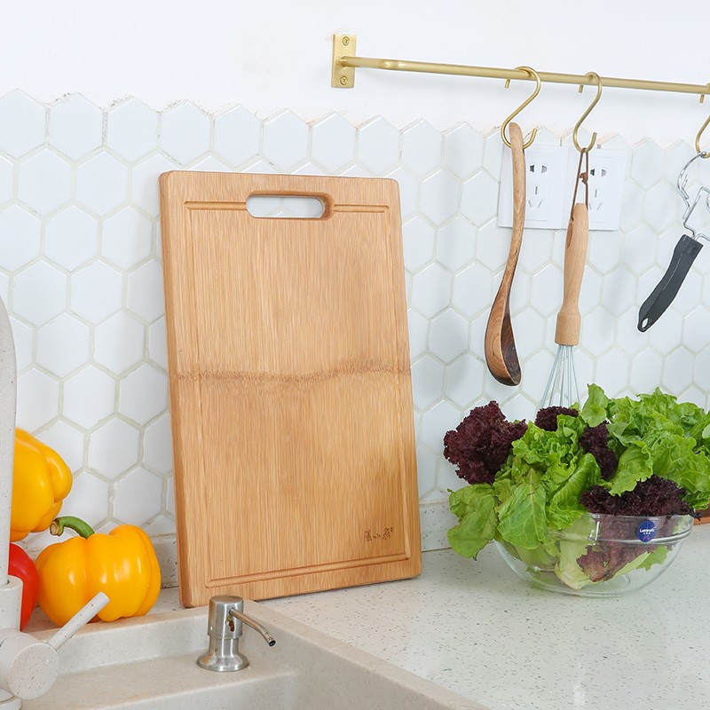 张小泉 本真系列砧板 菜板 案板  水槽款菜板 切菜 切水果 【天然竹材】38*26*1.7cm