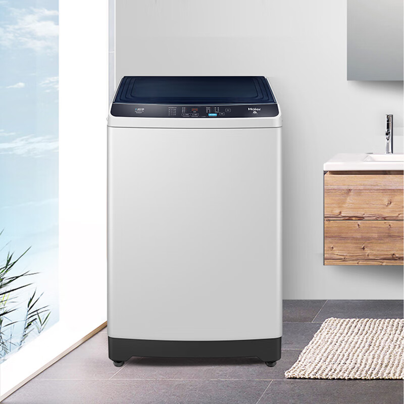 海尔（Haier）以旧换新 10公斤波轮洗衣机全自动家电 防菌防霉专用桶自洁 自编程随心洗 老人可用 EB100Z129