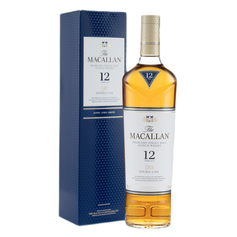 ���ף�MACALLAN��Macallan���׵�һ��ѿ�ո�����ʿ��˹����ѩ��Ͱ��Ͱ������� ����12��˫Ͱ���� 700mL 1ƿ