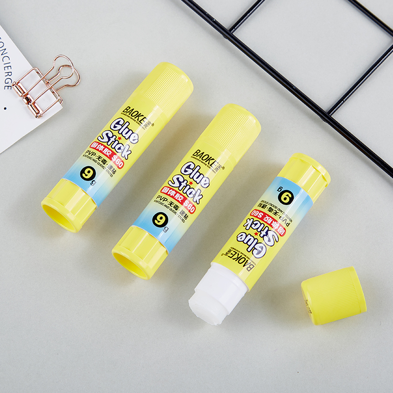 宝克(baoke)高粘度pvp固体胶水 无甲醛快干耐用胶棒 账务办公用品