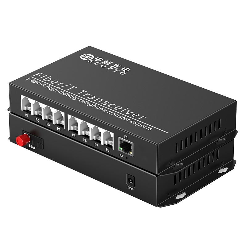 中科光電 ZK-8P1E 8路電話光端機+1路百兆網(wǎng)絡(luò) PCM語音光端機 電話光纖收發(fā)器 光電轉(zhuǎn)換器 FC接口一對