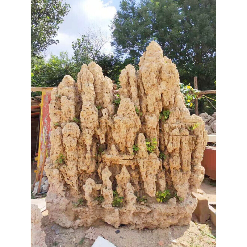 abay 大型吸水石假山石头原石水池盆景天然上水石庭院景观摆件定制