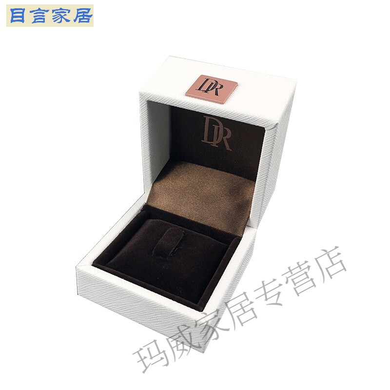 新款dr darry求婚钻戒盒子戴瑞一生一世戒指盒对戒盒收纳装礼盒 新款