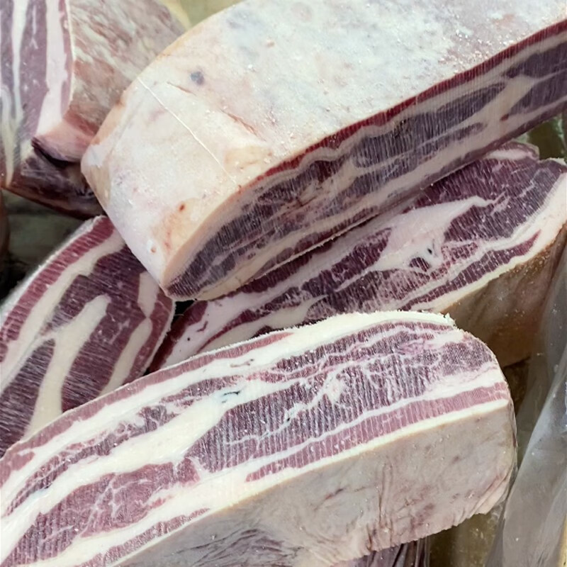 锦牧鲜肥牛整块牛五花火锅牛肉砖进口原切双层后胸整块火锅食材烤肉