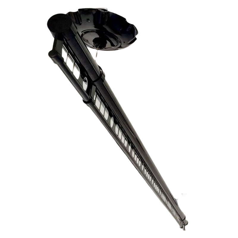 衣晾衣杆双杆式智能手动家用室内凉衣架手摇升降 豪华款黑色单杆(包