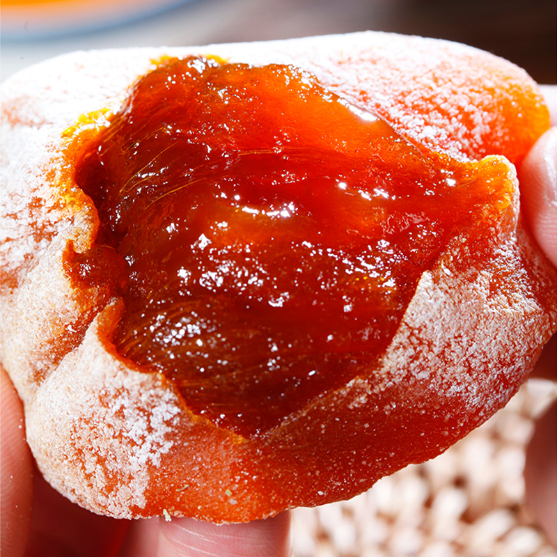 千园九味2025年陕西富平柿饼农家柿饼独立小包装霜降柿饼农家流心吊柿 2斤中果年货礼盒【净重1.6斤】