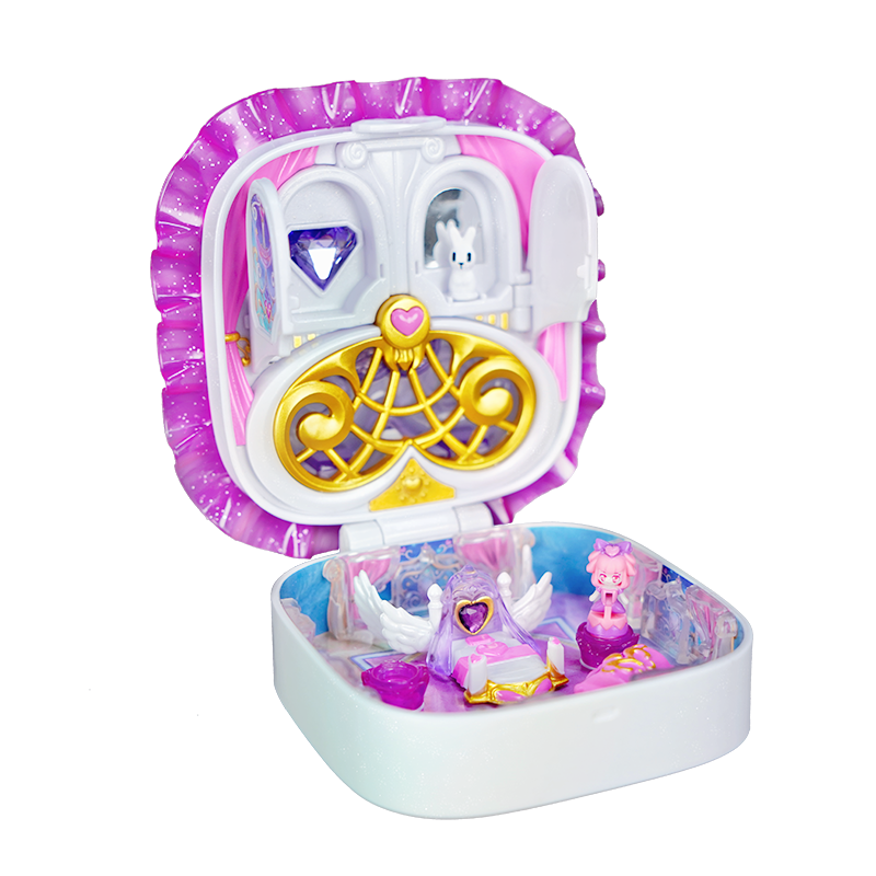 叶罗丽娃娃屋女孩儿童过家家玩具宝石盒子精灵梦卡通动漫同款礼盒生日礼物 情公主情语塔