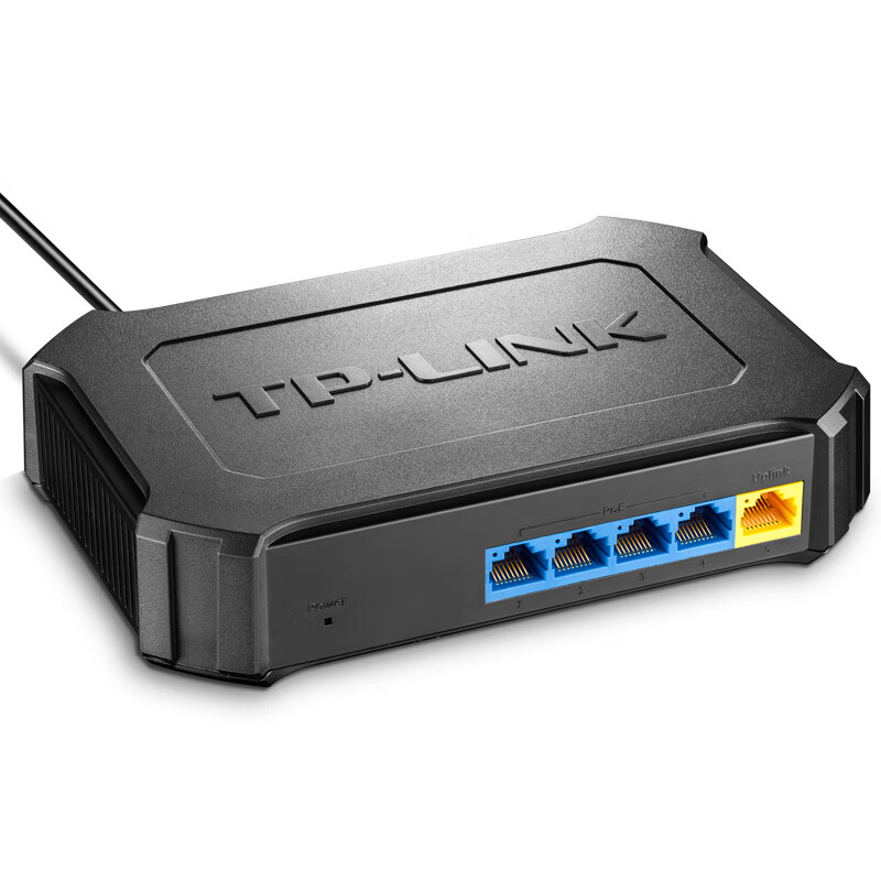 tp-link 普联 百兆以太网交换机poe供电监控线路分流光纤网络转换器