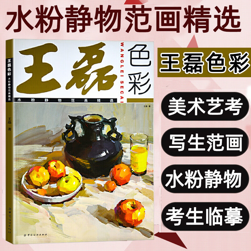 画精选色彩静物王色彩色调书水粉水彩书色彩静物入门基础教程素描临摹