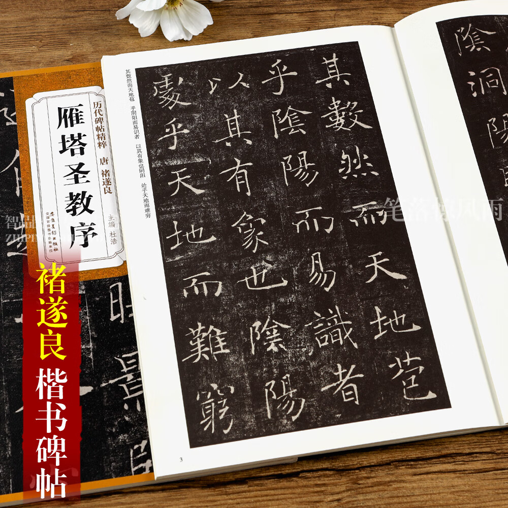 褚遂良雁塔圣教序字帖 原碑帖楷书毛笔书法练字帖 历代碑帖精粹 杜浩