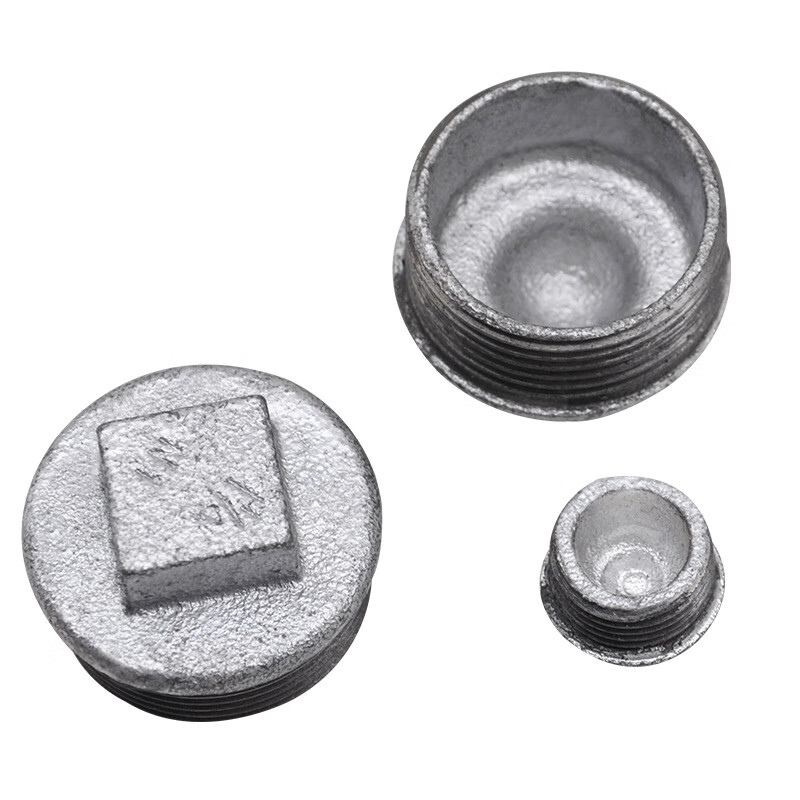 适之玛钢管件 铸铁螺纹外丝堵头下水管堵头 10个价 dn15=4分