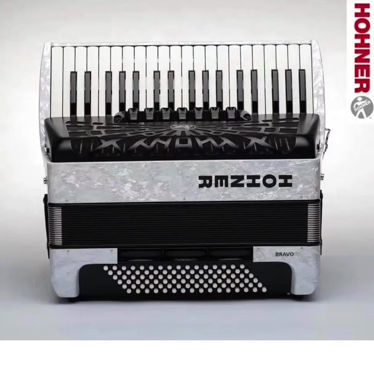 HOHNER【德国霍纳HOHNER】120贝斯96贝斯80贝斯72贝斯60贝斯 键盘手风琴 96贝司白色37键