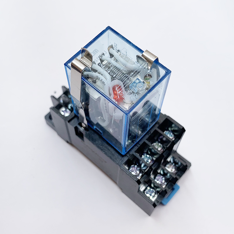 4脚继电器交流/直流my4n-j/ac220/110v/dc48v/36v/dc24v/ 继电器 插座