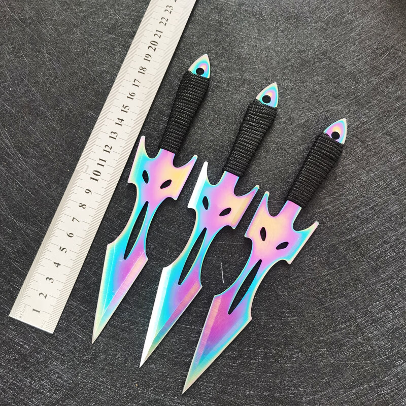 惠旗鹿户外小飞镖暗器直旋飞钢针投掷武术柳叶飞针飞镖刀子防身暗器