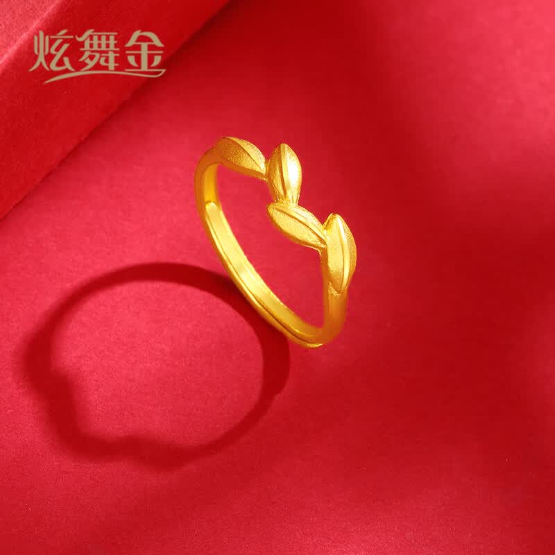 炫舞金珠宝 黄金戒指女 足金999 5G麦穗简约金戒指 婚庆三金送女友 3.2克高性价比高么？