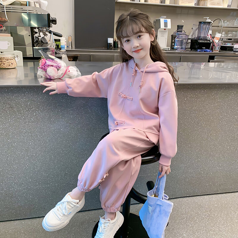 金宠10岁女孩衣服 全套春秋款女童装2024新款套装儿童洋气时髦国风休