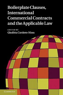 预订 boilerplate clauses, international commercial contracts and